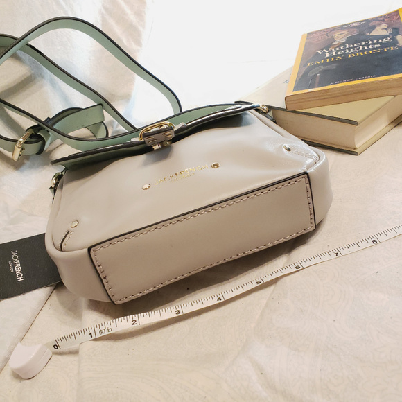 NWT Jack French London Smooth Leather Crossbody - Picture 5 of 8